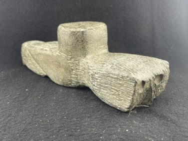 Owl Effigy Stone Pipe Indian Artifact Arrowhead