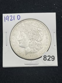 1921 D Morgan Silver Dollar Coin