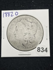 1882 O Morgan Silver Dollar Coin