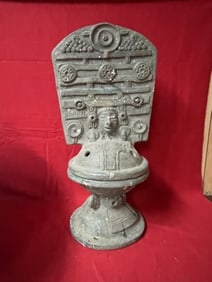 Huge! Pre-Columbian Pottery Vessel Indian Artifact Arrowhead