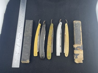 Group of Razor Knives Antique