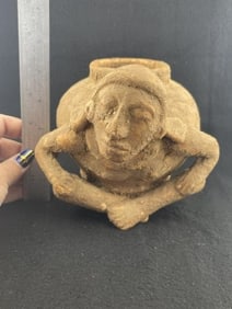 Pre-Columbian Pottery Vessel Indian Artifact Arrowhead