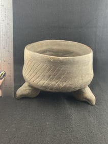 Pre-Columbian Pottery Vessel Indian Artifact Arrowhead