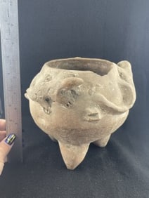 Pre-Columbian Pottery Vessel Indian Artifact Arrowhead