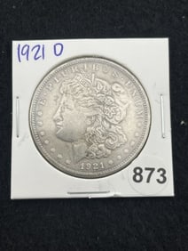 1921 D Morgan Silver Dollar Coin