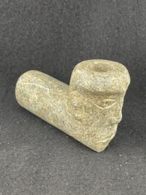 Human Effigy Stone Pipe Indian Artifact Arrowhead