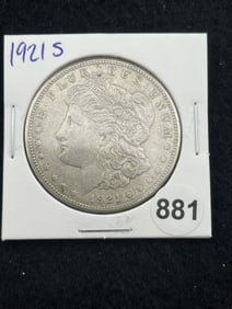 1921 S Morgan Silver Dollar Coin