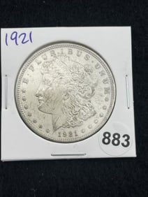1921 Morgan Silver Dollar Coin