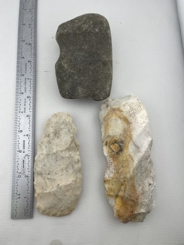 Two Chipped Axes & Grooved Axe (1 of 3)