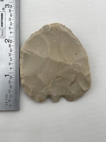 Base Tang Scraper - white N. Llano River chert, Kimble Co. Ex Conners: Base Tang Scraper - white N. Llano River chert, Kimble Co. Ex Conners KEY WORDS: INDIAN ARTIFACT ARTIFACTS ARROWHEAD ARROWHEADS NATIVE AMERICAN MISSISSIPPIAN QUAPAW CADDO POTTERY COINS MORGAN DOLLAR P