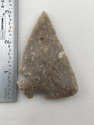 Corner Tang Knife - Light brown with white specs N. Liano River chert, Kimble Co. Ex Conners (1 of 4)