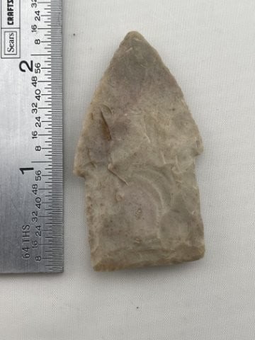 Scottsbluff Paleo point - N. Texas Plains cream chert, Booker Co. Ex Turner (1 of 4)
