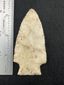 3 & 1/4" Hardin Indian Artifact Arrowhead