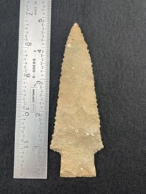 4 & 3/4" Hardin Indian Artifact Arrowhead