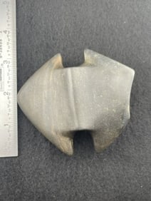 Bannerstone broken Indian Artifact Arrowhead