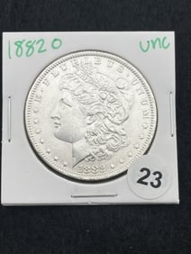 1882 O UNC Morgan Silver Dollar Coin