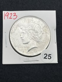 1923 Peace Silver Dollar Coin