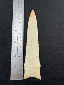 6 & 1/8" Finely made Sloan Dalton Indian Artifact Arrowhead
