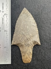 3 & 1/4" Adena Indian Artifact Arrowhead