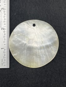 Shell Pendant Indian Artifact Arrowhead