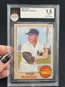 1968 Topps Mickey Mantle Baseball Card