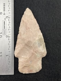 3 & 3/8" Hardin Indian Artifact Arrowhead