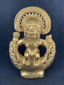 Tumbaga Tairona Gold Figurine UNKNOWN MATERIAL