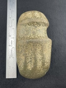 Fluted Grooved Axe Indian Artifact Arrowhead