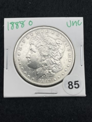 1888 O UNC Morgan Silver Dollar Coin (1 of 2)