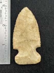2 & 7/8" Gibson Indian Artifact Arrowhead