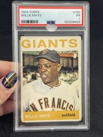 1964 Topps Willie Mays Baseball Card