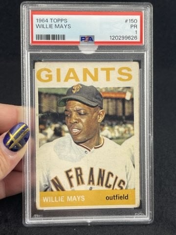 1964 Topps Willie Mays Baseball Card (1 of 2)