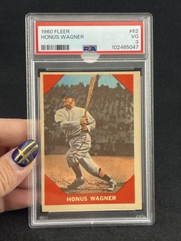 1960 Fleer Honus Wagner Baseball Card (1 of 2)