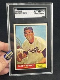 1961 Topps Sandy Koufax Baseball Card