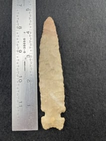 4 & 1/2" Hickory Ridge Indian Artifact Arrowhead