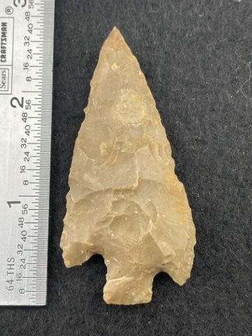2 & 7/8" Texas Point Indian Artifact Arrowhead (1 of 4)