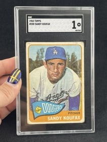 1965 Topps Sandy Koufax Baseball Card