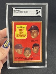 1962 Topps Mickey Mantle Baseball Card