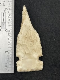 3" Drill Indian Artifact Arrowhead