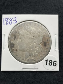 1883 Morgan Silver Dollar Coin