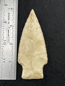 3 & 7/8" Etley Indian Artifact Arrowhead