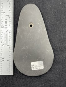 Slate Pendant from Ohio ex - James Evans Collection Indian Artifact Arrowhead