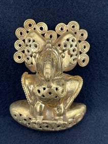 Tumbaga Tairona Gold Figurine UNKNOWN MATERIAL