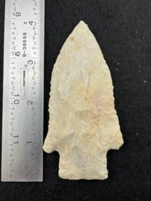 3 & 7/8" Hardin Indian Artifact Arrowhead