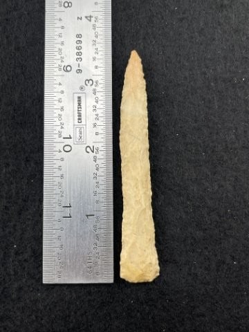 3 & 1/2" Drill Indian Artifact Arrowhead (1 of 3)