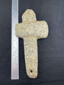 Fish Effigy Monolithic Axe Indian Artifact Arrowhead