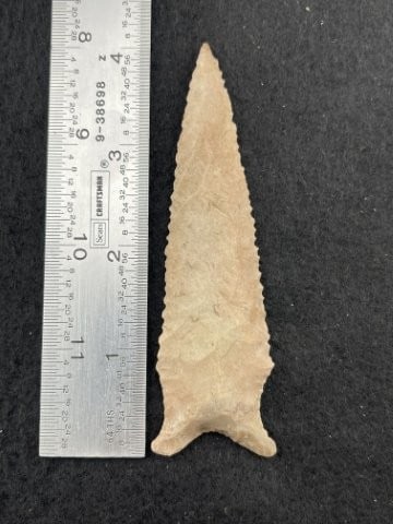 4 & 1/8" Dalton Indian Artifact Arrowhead (1 of 4)