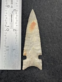 3" Finely made Cahokia Indian Artifact Arrowhead