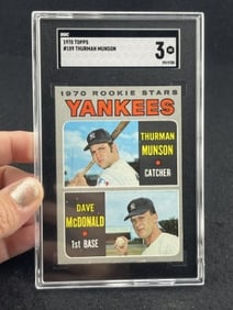1970 Topps Thurman Munson Baseball Card