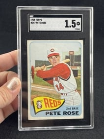 1965 Topps Pete Rose Baseball Card